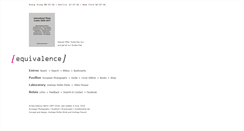 Desktop Screenshot of equivalence.com